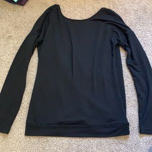 Banana republic long sleeve- open v back